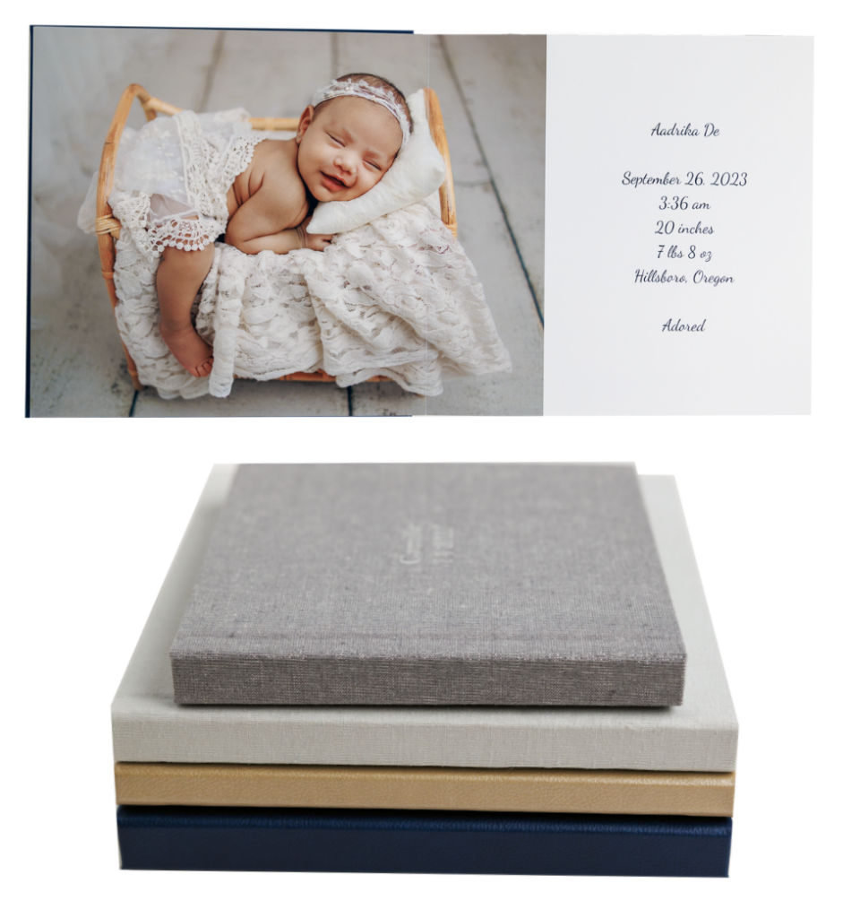 Newborn baby photo albums